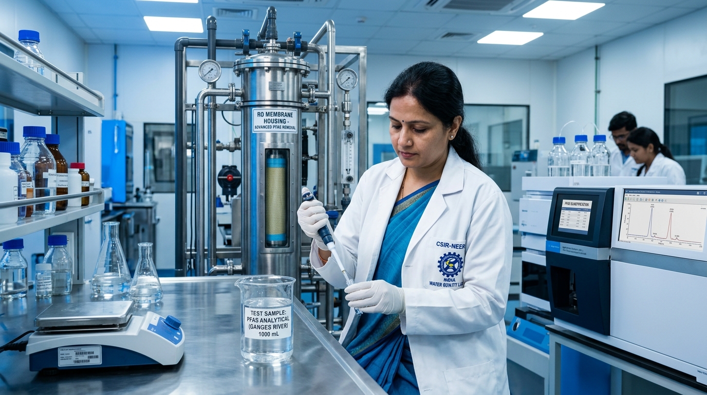 PFAS Forever Chemicals in India Drinking Water Laboratory Testing and RO Membrane Purification